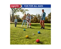 ropoda 90mm bocce ball set, bocce ball for Beginners with 8 Balls, Pallino, Case and Measuring Rope for Yard, Beach, Lawn and Camping games. Outdoor G
