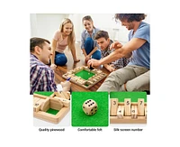 Ropoda Wooden Shut The Box Game (2-4 Players)