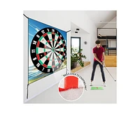 ropoda Golf Game,Golf Chipping Game, Giant Size Targets with Chipping Mat, Golf Chipping Practice Mats, Stick and Chip Golf Game