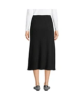 Lands' End Women's Crinkle Midi Skirt