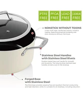 Techef ValenCera - 5 Quart Soup Pot with Cover