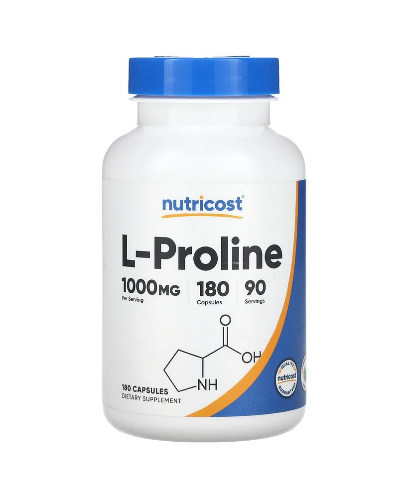 Nutricost L-Proline 1 000 mg