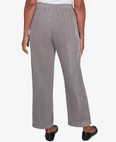 Alfred Dunner Women's Copenhagen Corduroy Average Length Pants
