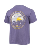 Image One Men's Purple Lsu Tigers Circle Campus Scene T-Shirt