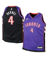 Nike Big Boys and Girls Scottie Barnes Purple Toronto Raptors 2024/25 Swingman Jersey - Classic Edition