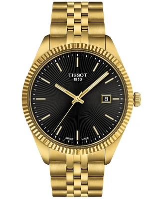 Tissot Men's Swiss Ballade Gold-Tone Stainless Steel Bracelet Watch 40mm