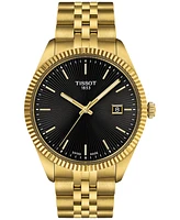 Tissot Men's Swiss Ballade Gold-Tone Stainless Steel Bracelet Watch 40mm