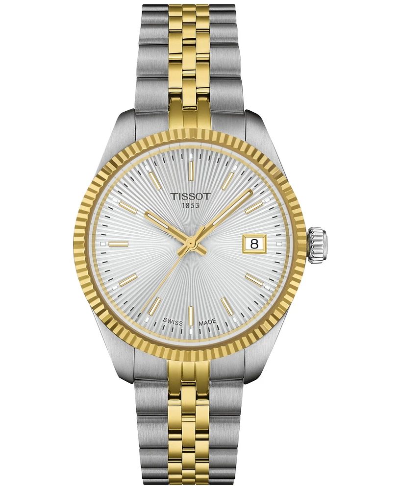 Tissot Women's Swiss Ballade Two-Tone Stainless Steel Bracelet Watch 34mm