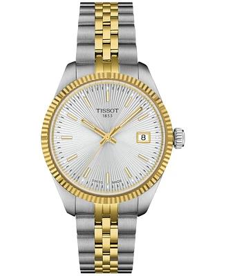 Tissot Women's Swiss Ballade Two-Tone Stainless Steel Bracelet Watch 34mm