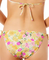 Salt + Cove Juniors' Floral Side-Tie Bikini Bottoms