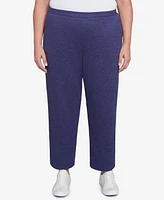 Alfred Dunner Plus French Quarter Soft Brushed Knit Average Length Pants