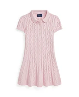 Polo Ralph Lauren Toddler and Little Girls Cable-Knit Cotton Sweater Dress