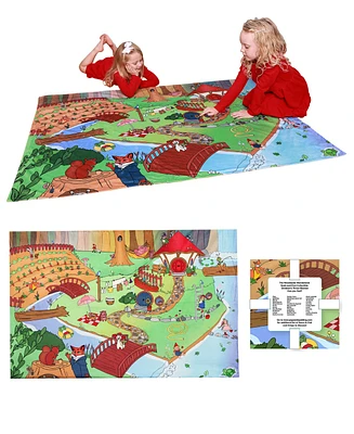 Pipp & Spalding Kids Woodlands Wonderland Collectible Character Seek-and-Find Throw Blanket