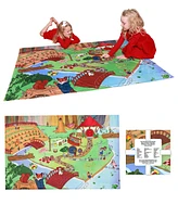 Pipp & Spalding Kids Woodlands Wonderland Collectible Character Seek-and-Find Throw Blanket