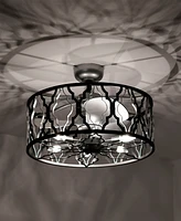 Home Accessories 24.4" Netanel Indoor Ceiling Fan with Light Kit and Remote