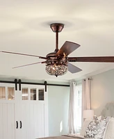 Home Accessories 52" Laylani 2-Light Indoor Ceiling Fan with Light Kit and Remote