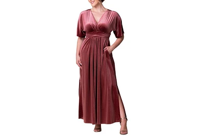 Kiyonna Plus Verona Velvet Evening Gown