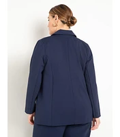 Eloquii Women's Plus The Ultimate Stretch Long One Button Blazer