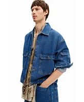 Desigual Men's Denim jacket with pockets