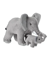 Wild Republic Mom & Baby Elephant Stuffed Animal, 12 Inches