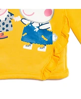 Peppa Pig Girls Pullover Fleece Hoodie and Leggings Outfit Set