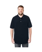 KingSize Men's Big & Tall Shrink-Less Pique Polo Shirt