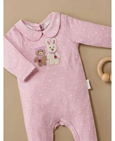 Purebaby Baby Girls Spot Coverall