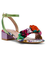 Betsey Johnson Little and Big Girls Darcy Flower Sandal