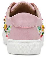 Betsey Johnson Little and Big Girls Romy Floral Sequin Sneaker