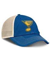 Fanatics Men's Blue/Cream St. Louis Blues 2025 Nhl Winter Classic Trucker Adjustable Hat