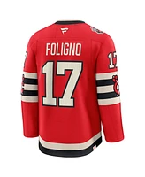 Fanatics Men's Nick Foligno Red Chicago Blackhawks 2025 Nhl Winter Classic Premium Player Jersey