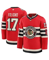 Fanatics Men's Nick Foligno Red Chicago Blackhawks 2025 Nhl Winter Classic Premium Player Jersey