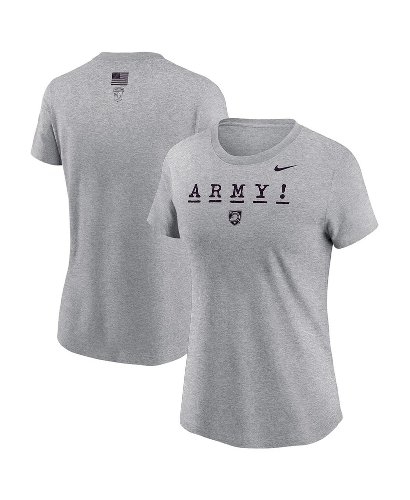 Nike Women's Gray Army Black Knights 2024 Rivalry Collection T-Shirt