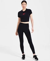 Nike Women's Chill Knit Cropped Logo T-Shirt