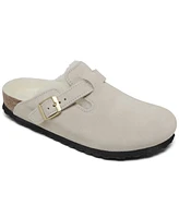 Birkenstock Women's Boston Shearling Suede Leather Clogs from Finish Line