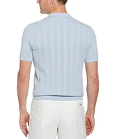 Perry Ellis Men's Johnny Collar Stripe Polo Shirt