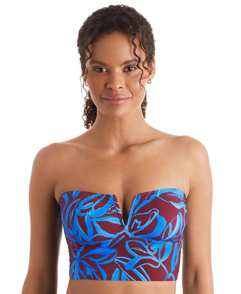 Mimi Flamingo Women's Printed Convertible Tankini Top