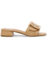 Dv Dolce Vita Women's Nayte Block-Heel Buckle Slide Sandals
