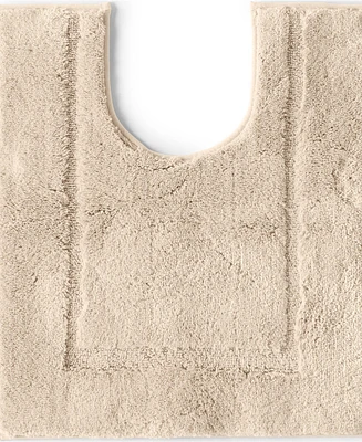 Lands' End Cotton Non-skid Contour Bath Rug