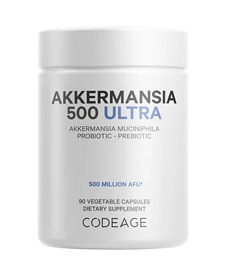 Codeage Akkermansia Muciniphila Probiotic Ultra - High-Potency 500M AFUs Akkermansia Probiotic Supplement