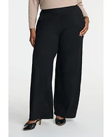 Eloquii Plus Elements Knit Wide Leg Sweater Pant