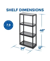 Gracious Living Shelf Fixed Height Light Duty Storage Unit