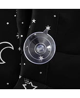 Sun Zero Lights Out Stars Starry Night Portable Travel 100% Blackout Rod Pocket Curtain Panel