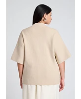 Eloquii Plus Size Wide Sleeve Sweater