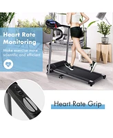 Gymax Folding Treadmill 1100W Electric Motorized Running Jogging Walking Machine