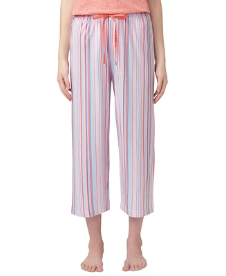 Hue Women's Sunrise Stripe Capri Pajama Pants