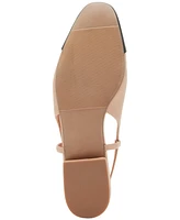 Madden Girl Cameo Capped-Toe Slingback Flats