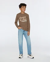 Scotch & Soda Big Boys Long Sleeve Thermal Graphic Tee