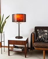 Nova of California Layers Natural 25" Mica Switch Table Lamp