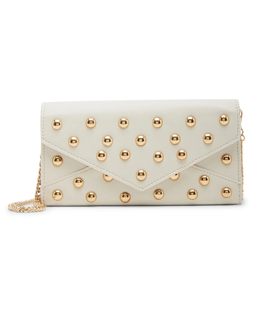 Steve Madden Natural Norma-s Studded Wallet